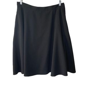 ModCloth Just Sway This Way Black A-line Skirt Size XL